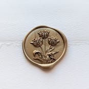 "Tulips- Customizable Color- Set of 25 Hand-crafted Wax Seals" - Wax Seals in multicolor by Inkspiringletters