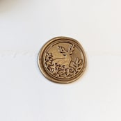 "Forest Reindeer- Customizable Color- Set of 25  Hand-crafted Wax Seals" - Wax Seals in multicolor by Inkspiringletters