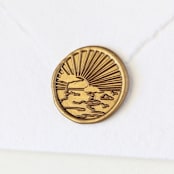 "Sunset- Customizable Color- Set of 25 Hand-crafted Wax Seals" - Wax Seals in multicolor by Inkspiringletters