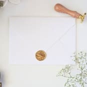 "Sunset- Customizable Color- Set of 25 Hand-crafted Wax Seals" - Wax Seals in multicolor by Inkspiringletters