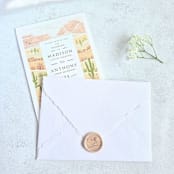 "Sand Dunes- Customizable Color- Set of 25 Hand-crafted Wax Seals" - Wax Seals in multicolor by Inkspiringletters