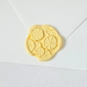 "Lemonade- Customizable Color- Set of 25 Hand-crafted Wax Seals" - Wax Seals in multicolor by Inkspiringletters