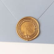 "Once Upon a Time- Customizable Color- Set of 25 Hand-crafted Wax Seals" - Wax Seals in multicolor by Inkspiringletters