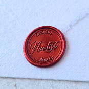 "Nice List- Customizable Color- Set of 25 Hand-crafted Wax Seals" - Wax Seals in multicolor by Inkspiringletters
