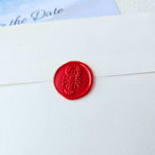 "Lobster- Customizable Color- Set of 25 Hand-crafted Wax Seals" - Wax Seals in multicolor by Inkspiringletters
