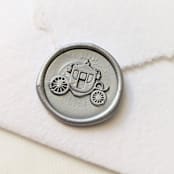"Carriage- Customizable Color- Set of 25 Hand-crafted Wax Seals" - Wax Seals in multicolor by Inkspiringletters