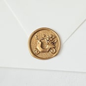"Venetian Summer- Customizable Color- Set of 25  Hand-crafted Wax Seals" - Wax Seals in multicolor by Inkspiringletters