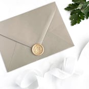 "At Last Wax Seal in Prosecco Pack of 10" - Wax Seals in gold by Abby Choi
