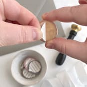 "Bow in Champagne Pack of 10" - Wax Seals in pink by Abby Choi