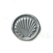 "Seashell in Silver Pack of 10" - Wax Seals in silver by Abby Choi