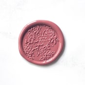 "French Garden in Rose Pack of 10" - Wax Seals in pink by Abby Choi