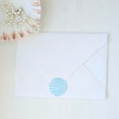 "Ocean Breeze- Customizable Color- Set of 25 Hand-crafted Wax Seals" - Wax Seals in multicolor by Inkspiringletters
