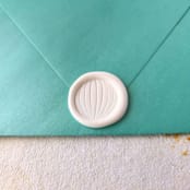 "Beach Ball- Customizable Color- Set of 25 Hand-crafted Wax Seals" - Wax Seals in multicolor by Inkspiringletters