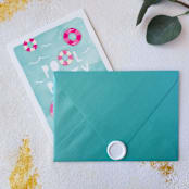 "Beach Ball- Customizable Color- Set of 25 Hand-crafted Wax Seals" - Wax Seals in multicolor by Inkspiringletters