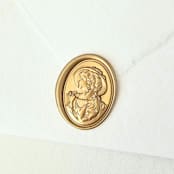 "Pearl Necklace- Customizable Color- Set of 25  Hand-crafted Wax Seals" - Wax Seals in multicolor by Inkspiringletters