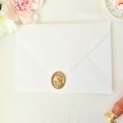 "Pearl Necklace- Customizable Color- Set of 25  Hand-crafted Wax Seals" - Wax Seals in multicolor by Inkspiringletters