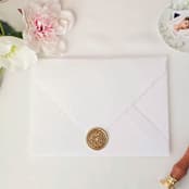 "Medallion- Customizable Color- Set of 25 Hand-crafted Wax Seals" - Wax Seals in multicolor by Inkspiringletters
