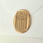 "Cathedral Door- Customizable Color- Set of 25 Hand-crafted Wax Seals" - Wax Seals in multicolor by Inkspiringletters