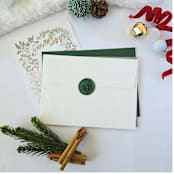 "Cranberry Branch- Customizable Color- Set of 25  Hand-crafted Wax Seals" - Wax Seals in multicolor by Inkspiringletters