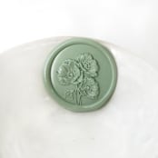 "Anemone 3D Wax Seals, Pack of 10, Customizable Color" - Wax Seals in multicolorassorted-colors by Abby Choi