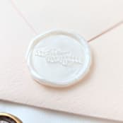 "Infinity knot- Customizable  Color- Set of 25  Hand-crafted Wax Seals" - Wax Seals in multicolor by Inkspiringletters