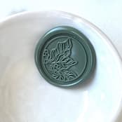 "Tropical Leaves Wax Seal Pack of 10, Customizable" - Wax Seals in multicolorassorted-colors by Abby Choi