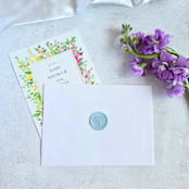 "April Showers- Customizable Color- Set of 25 Hand-crafted Wax Seals" - Wax Seals in multicolor by Inkspiringletters