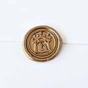 "Nativity- Antique Gold and White- Set of 12 Hand-crafted Wax Seals" - Wax Seals in multicolorassorted-colors by Inkspiringletters