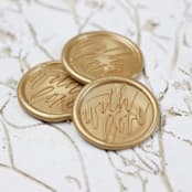 "Custom with Love Wax Seals | Set of 50" - Wax Seals in multicolorassorted-colors by Clove and Cedar Design