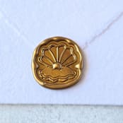 "Clam - Customizable Color- Set of 25 Hand-crafted Wax Seals" - Wax Seals in multicolor by Inkspiringletters