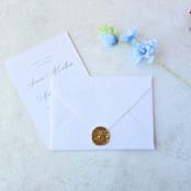 "Clam - Customizable Color- Set of 25 Hand-crafted Wax Seals" - Wax Seals in multicolor by Inkspiringletters