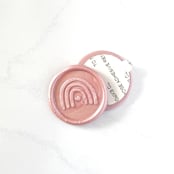 "Rainbow Wax Seal in Blush Pack of 10" - Wax Seals in pink by Abby Choi