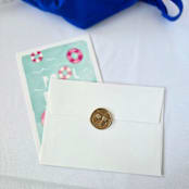 "Poolside- Customizable Color- Set of 25 Hand-crafted Wax Seals" - Wax Seals in multicolor by Inkspiringletters