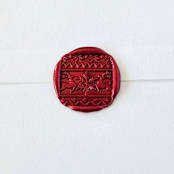 "On Dasher- Customizable Color - Set of 25 Hand-crafted Wax Seals" - Wax Seals in multicolor by Inkspiringletters