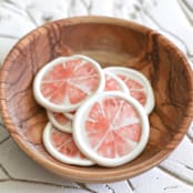"Orange Citrus Vellum and White Wax Seals | Set of 25" - Wax Seals in orange by Clove and Cedar Design