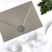"At Last Wax Seal in Silver Pack of 10" - Wax Seals in silver by Abby Choi