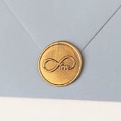 "Infinite Love- Customizable Color- Set of 25 Hand-crafted Wax Seals" - Wax Seals in multicolor by Inkspiringletters