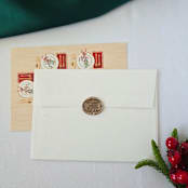 "Vintage Christmas- Customizable Color- Set of 25 Hand-crafted Wax Seals" - Wax Seals in multicolor by Inkspiringletters