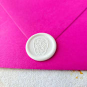 "Sugar Skull- Customizable Color- Set of 25 Hand-crafted Wax Seals" - Wax Seals in multicolor by Inkspiringletters