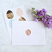 "Spring Bunny- Customizable Color- Set of 25 Hand-crafted Wax Seals" - Wax Seals in multicolor by Inkspiringletters