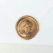 "Chanterelle- Customizable Color- Set of 25 Hand-crafted Wax Seals" - Wax Seals in multicolor by Inkspiringletters
