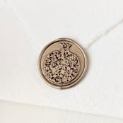 "Pomegranate- Customizable Color- Set of 25 Hand-crafted Wax Seals" - Wax Seals in multicolor by Inkspiringletters