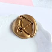 "Cupid's Arrow- Customizable Color- Set of 25 Hand-crafted Wax Seals" - Wax Seals in multicolor by Inkspiringletters