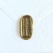 "Cedar Tree- Customizable Color- Set of 25  Hand-crafted Wax Seals" - Wax Seals in multicolor by Inkspiringletters