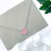 "Bow Wax Seal in Dusty Rose Pack of 10" - Wax Seals in pink by Abby Choi