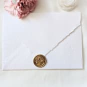 "Ginkgo Leaves- Customizable Color- Set of 25 Hand-crafted Wax Seals" - Wax Seals in multicolor by Inkspiringletters