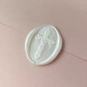 "Cross - Customizable Color- Set of 25 Hand-crafted Wax Seals" - Wax Seals in multicolor by Inkspiringletters