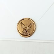 "Hare- Customizable Color- Set of 25 Hand-crafted Wax Seals" - Wax Seals in multicolor by Inkspiringletters