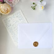 "Angel Wings- Customizable Color- Set of 25 Hand-crafted Wax Seals" - Wax Seals in multicolor by Inkspiringletters