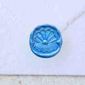 "Clam - Customizable Color- Set of 25 Hand-crafted Wax Seals" - Wax Seals in multicolor by Inkspiringletters